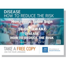 HPG-16.6 - 2016 Edition 6 - Awake - "Disease - How To Reduce The Risk" - Table